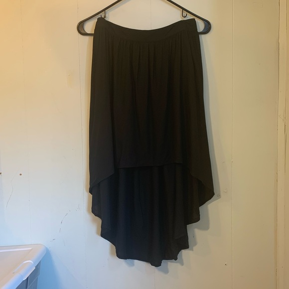 Mossimo Supply Co. Black Women's High-Low Skirt Flowy size Small/Petite - Picture 14 of 16
